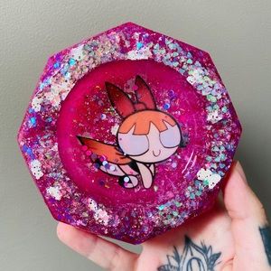 Blossom powerpuff girl ashtray 💗